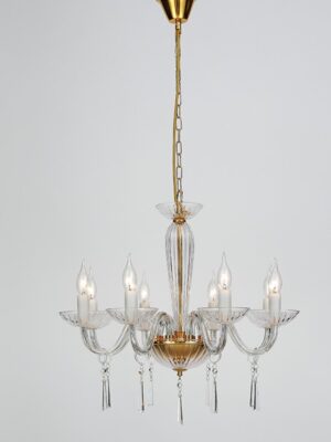 NETTO ΦΩΤΙΣΤΙΚΟ ΚΡΕΜΑΣΤΟ ΓΥΑΛΙΣΤΕΡΟ ΧΡΥΣΟ ΣΥΜΒΑΤΙΚΗ 8ΧΕ14 IP20 Φ600Χ1810mm