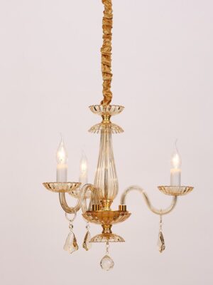 NETTO ΦΩΤΙΣΤΙΚΟ ΚΡΕΜΑΣΤΟ ΓΥΑΛΙΣΤΟ ΧΡΥΣΟ ΜΕΤΑΛΛΙΚΟ ΣΥΜΒΑΤΙΚΟ 3ΧΕ14 IP20 Φ530Χ1730mm