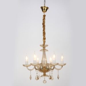 NETTO ΦΩΤΙΣΤΙΚΟ ΚΡΕΜΑΣΤΟ ΓΥΑΛΙΣΤΟ ΧΡΥΣΟ ΜΕΤΑΛΛΙΚΟ ΣΥΜΒΑΤΙΚΟ 6ΧΕ14 IP20 Φ530Χ1730mm