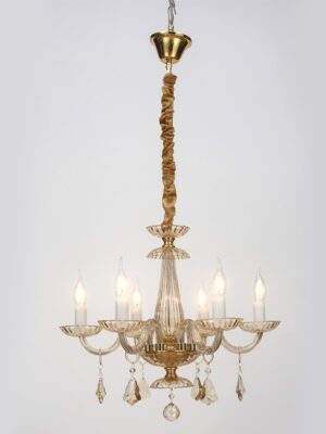 NETTO ΦΩΤΙΣΤΙΚΟ ΚΡΕΜΑΣΤΟ ΓΥΑΛΙΣΤΟ ΧΡΥΣΟ ΜΕΤΑΛΛΙΚΟ ΣΥΜΒΑΤΙΚΟ 6ΧΕ14 IP20 Φ530Χ1730mm