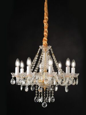 NETTO ΦΩΤΙΣΤΙΚΟ ΚΡΕΜΑΣΤΟ ΓΥΑΛΙΣΤΟ ΧΡΥΣΟ ΜΕΤΑΛΛΙΚΟ ΣΥΜΒΑΤΙΚΟ 8ΧΕ14 IP20 Φ570Χ1620mm