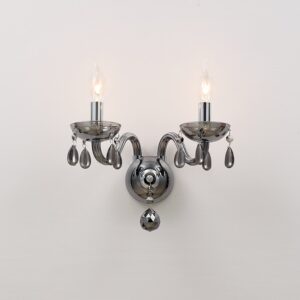 NETTO ΕΠΙΤΟΙΧΟ ΦΩΤΙΣΤΙΚΟ ΦΙΜΕ ΚΡΥΣΤΑΛΛΟ ΜΕΤΑΛΛΙΚΟ ΣΥΜΒΑΤΙΚΟ 2ΧΕ14 380X310ΜM