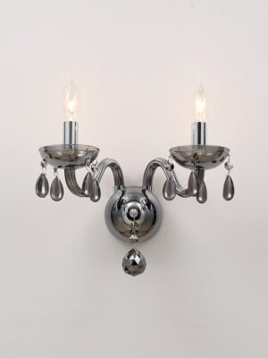 NETTO ΕΠΙΤΟΙΧΟ ΦΩΤΙΣΤΙΚΟ ΦΙΜΕ ΚΡΥΣΤΑΛΛΟ ΜΕΤΑΛΛΙΚΟ ΣΥΜΒΑΤΙΚΟ 2ΧΕ14 380X310ΜM