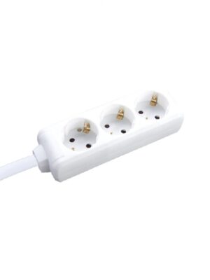 ΠΟΛΥΠΡΙΖΟ 3 ΣΟΥΚΟ ΑΣΦΑΛΕΙΑΣ ΧΩΡΙΣ ΔΙΑΚΟΠΤΗ 16A IP20 ΜΕ ΚΑΛΩΔΙΟ H05VV-F 3X1.5MM2 1.5m