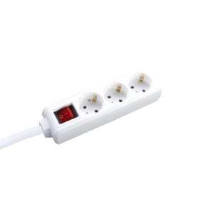 ΠΟΛΥΠΡΙΖΟ 3 ΣΟΥΚΟ ΑΣΦΑΛΕΙΑΣ ΜΕ ΔΙΑΚΟΠΤΗ 16A IP20 ΜΕ ΚΑΛΩΔΙΟ H05VV-F 3X1.5MM2 3m