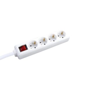 ΠΟΛΥΠΡΙΖΟ 4 ΣΟΥΚΟ ΑΣΦΑΛΕΙΑΣ ΜΕ ΔΙΑΚΟΠΤΗ 16A IP20 ΜΕ ΚΑΛΩΔΙΟ H05VV-F 3X1.5MM2 5m