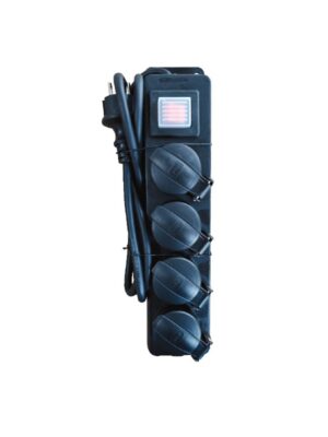 ΠΟΛΥΠΡΙΖΟ 4 ΣΟΥΚΟ ΑΣΦΑΛΕΙΑΣ ΜΕ ΔΙΑΚΟΠΤΗ 16A IP44 ΜΕ ΚΑΛΩΔΙΟ H05RR-F 3X1.5MM2 1.5m