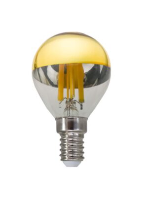 FILAMENT LED 1xE14 DIM 1xG45 ΧΡΥΣΟ 5W 2700K 230V AC 620LM RA80 30000HRS 180°