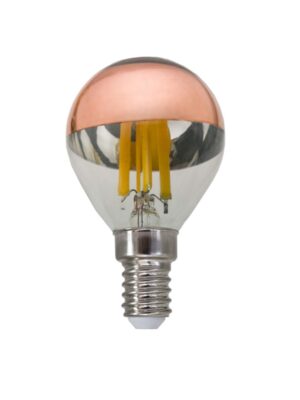 FILAMENT LED 1xE14 DIM 1xG45 ΡΟΖ ΧΡΥΣΟ 5W 2700K 230V AC 620LM RA80 30000HRS 180°