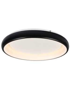 Υ/Κ ΟΡΟΦΗΣ Φ/Σ LED 34W 3000K 2330LM ΜΑΥΡΟ ΜΕΤΑΛΛΙΚΟ D41XH8,5CM DIANA