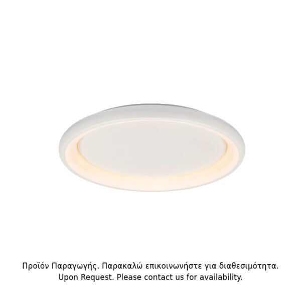ΟΡΟΦΗΣ Φ/Σ LED 36W DIMMER CCT 3470LM ΛΕΥΚΟ ΜΕΤΑΛΛΙΚΟ D41XH8,5CM DIANA