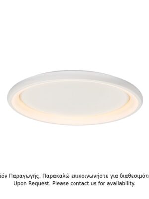 ΟΡΟΦΗΣ Φ/Σ LED 45W DIMMER CCT 3600LM ΛΕΥΚΟ ΜΕΤΑΛΛΙΚΟ D61XH8,5CM DIANA