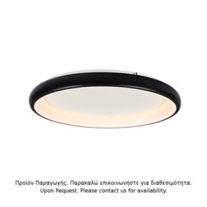ΟΡΟΦΗΣ Φ/Σ LED 73W DIMMER CCT 5250LM ΜΑΥΡΟ ΜΕΤΑΛΛΙΚΟ D81XH8,5CM DIANA