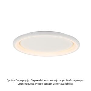 ΟΡΟΦΗΣ Φ/Σ LED 73W DIMMER CCT 5250LM ΛΕΥΚΟ ΜΕΤΑΛΛΙΚΟ D81XH8,5CM DIANA