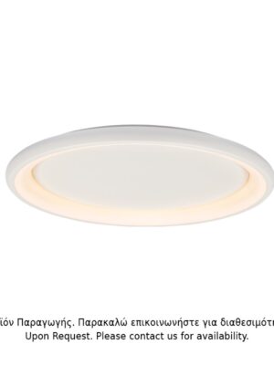 ΟΡΟΦΗΣ Φ/Σ LED 73W DIMMER CCT 5250LM ΛΕΥΚΟ ΜΕΤΑΛΛΙΚΟ D81XH8,5CM DIANA