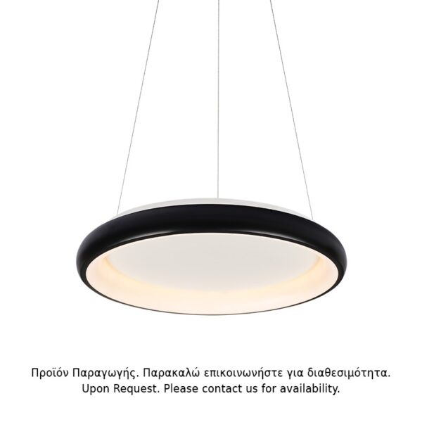 ΚΡΕΜΑΣΤΟ Φ/Σ LED 45W DIMMER CCT 3600LM ΜΑΥΡΟ ΜΕΤΑΛΛΙΚΟ D61XH120CM DIANA
