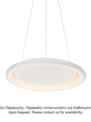 ΚΡΕΜΑΣΤΟ Φ/Σ LED 45W DIMMER CCT 3600LM ΛΕΥΚΟ ΜΕΤΑΛΛΙΚΟ D61XH120CM DIANA