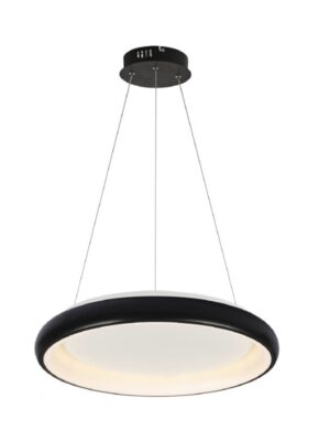 ΚΡΕΜΑΣΤΟ Φ/Σ LED 73W DIMMER CCT 5250LM ΜΑΥΡΟ ΜΕΤΑΛΛΙΚΟ D81XH120CM DIANA