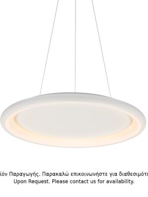 ΚΡΕΜΑΣΤΟ Φ/Σ LED 73W DIMMER CCT 5250LM ΛΕΥΚΟ ΜΕΤΑΛΛΙΚΟ D81XH120CM DIANA