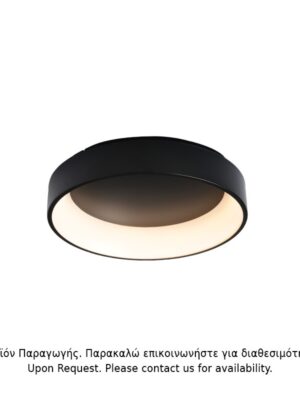 ΟΡΟΦΗΣ Φ/Σ LED 36W DIMMER CCT 3670LM ΜΑΥΡΟ ΜΕΤΑΛΛΙΚΟ D45XH14CM APOLLO