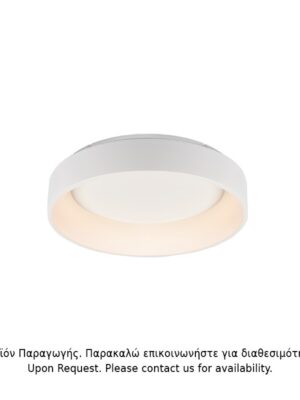 ΟΡΟΦΗΣ Φ/Σ LED 36W DIMMER CCT 3670LM ΛΕΥΚΟ ΜΕΤΑΛΛΙΚΟ D45XH14CM APOLLO