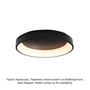 ΟΡΟΦΗΣ Φ/Σ LED 73W DIMMER CCT 5450LM ΜΑΥΡΟ ΜΕΤΑΛΛΙΚΟ D78XH14CM APOLLO