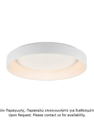 ΟΡΟΦΗΣ Φ/Σ LED 73W DIMMER CCT 5450LM ΛΕΥΚΟ ΜΕΤΑΛΛΙΚΟ D78XH14CM APOLLO