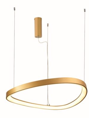 HARMONY-ΦΩΤΙΣΤΙΚΟ ΚΡΕΜΑΣΤΟ ΧΡΥΣΟ ΑΛΟΥΜΙΝΙΟΥ LED SMD 73W CCT 5800LM IP20 Φ800Χ1200ΜΜ