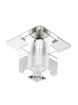 ΣΠΟΤ ΧΩΝΕΥΤΟ ΡΟΖΕΤΑ ΤΕΤΡΑΓΩΝΗ ΑΤΣΑΛΙ ΝΙΚΕΛ ΜΑΤ ΣΥΜΒΑΤΙΚΟ 1xG4 IP20 Φ70x45mm