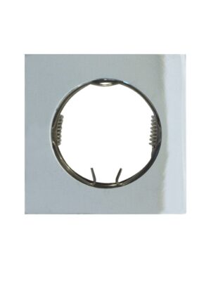 ΣΠΟΤ ΧΩΝΕΥΤΟ ΤΕΤΡΑΓΩΝΟ ΑΛΟΥΜΙΝΙΟ ΝΙΚΕΛ ΣΥΜΒΑΤΙΚΟ 1xG4 IP20 Φ55mm