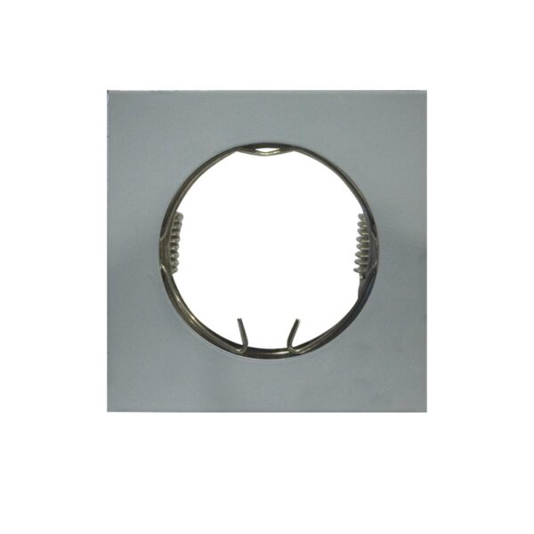 ΣΠΟΤ ΧΩΝΕΥΤΟ ΤΕΤΡΑΓΩΝΟ ΑΛΟΥΜΙΝΙΟ ΜΕΤΑΛΛΙΚΟ ΓΚΡΙ ΣΥΜΒΑΤΙΚΟ 1xG4 IP20 Φ55mm