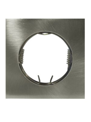 ΣΠΟΤ ΧΩΝΕΥΤΟ ΤΕΤΡΑΓΩΝΟ ΑΛΟΥΜΙΝΙΟ ΝΙΚΕΛ ΜΑΤ ΣΥΜΒΑΤΙΚΟ 1xG4 IP20 Φ55mm