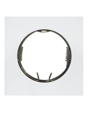 ΣΠΟΤ ΧΩΝΕΥΤΟ ΤΕΤΡΑΓΩΝΟ ΑΛΟΥΜΙΝΙΟ ΛΕΥΚΟ ΣΥΜΒΑΤΙΚΟ 1xG4 IP20 Φ55mm