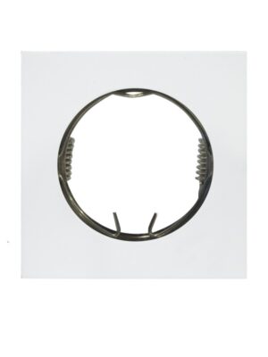 ΣΠΟΤ ΧΩΝΕΥΤΟ ΤΕΤΡΑΓΩΝΟ ΑΛΟΥΜΙΝΙΟ ΛΕΥΚΟ ΣΥΜΒΑΤΙΚΟ 1xGU10 IP20 Φ75mm