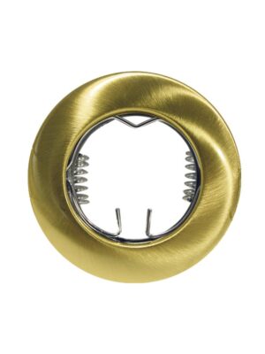 ΣΠΟΤ ΧΩΝΕΥΤΟ ΣΤΡΟΓΓΥΛΟ ΑΛΟΥΜΙΝΙΟ ΧΡΥΣΟ ΜΑΤ ΣΥΜΒΑΤΙΚΟ 1xG4 IP20 Φ61.5mm