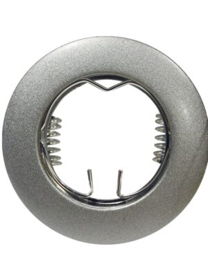 ΣΠΟΤ ΧΩΝΕΥΤΟ ΣΤΡΟΓΓΥΛΟ ΑΛΟΥΜΙΝΙΟ ΓΚΡΙ ΒΑΦΗΣ ΣΥΜΒΑΤΙΚΟ 1xG4 IP20 Φ61.5mm