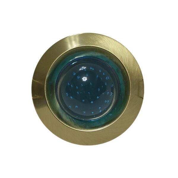 ΣΠΟΤ Νο3181 ΧΡΥΣΟ ΜΑΤ-ΜΠΛΕ ΓΥΑΛΙ