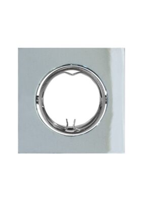 ΣΠΟΤ ΕΣΩΤΕΡΙΚΟΥ ΧΩΡΟΥ ΧΩΝΕΥΤΟ ΚΙΝΗΤΟ ΤΕΤΡΑΓΩΝΟ ΑΛΟΥΜΙΝΙΟ ΝΙΚΕΛ ΣΥΜΒΑΤΙΚΟ 1xGU10 IP20 Φ83mm