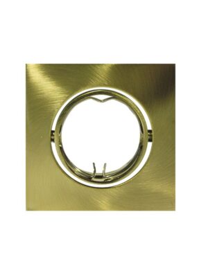 ΣΠΟΤ ΕΣΩΤΕΡΙΚΟΥ ΧΩΡΟΥ ΧΩΝΕΥΤΟ ΚΙΝΗΤΟ ΤΕΤΡΑΓΩΝΟ ΑΛΟΥΜΙΝΙΟ ΜΝΠΡΟΝΖΕ ΣΥΜΒΑΤΙΚΟ 1xGU10 IP20 Φ83mm