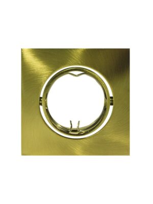 ΣΠΟΤ ΕΣΩΤΕΡΙΚΟΥ ΧΩΡΟΥ ΧΩΝΕΥΤΟ ΚΙΝΗΤΟ ΤΕΤΡΑΓΩΝΟ ΑΛΟΥΜΙΝΙΟ ΧΡΥΣΟ ΜΑΤ ΣΥΜΒΑΤΙΚΟ 1xGU10 IP20 Φ83mm