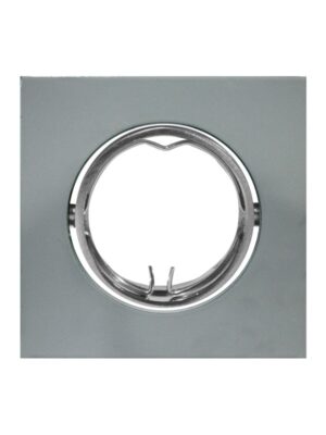 ΣΠΟΤ ΕΣΩΤΕΡΙΚΟΥ ΧΩΡΟΥ ΧΩΝΕΥΤΟ ΚΙΝΗΤΟ ΤΕΤΡΑΓΩΝΟ ΑΛΟΥΜΙΝΙΟ ΜΕΤΑΛΛΙΚΟ ΓΚΡΙ ΣΥΜΒΑΤΙΚΟ 1xG4 IP20 Φ63mm