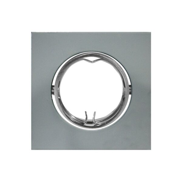 ΣΠΟΤ ΕΣΩΤΕΡΙΚΟΥ ΧΩΡΟΥ ΧΩΝΕΥΤΟ ΚΙΝΗΤΟ ΤΕΤΡΑΓΩΝΟ ΑΛΟΥΜΙΝΙΟ ΜΕΤΑΛΛΙΚΟ ΓΚΡΙ ΣΥΜΒΑΤΙΚΟ 1xG4 IP20 Φ63mm