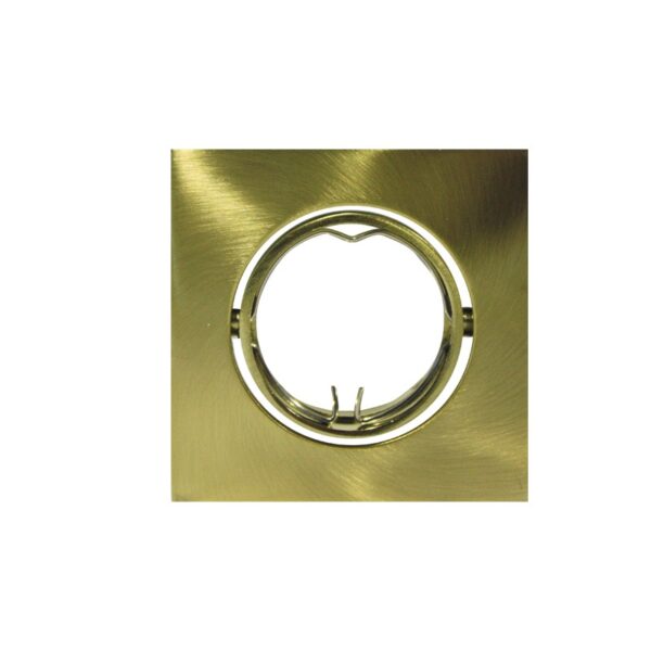 ΣΠΟΤ ΕΣΩΤΕΡΙΚΟΥ ΧΩΡΟΥ ΧΩΝΕΥΤΟ ΚΙΝΗΤΟ ΤΕΤΡΑΓΩΝΟ ΑΛΟΥΜΙΝΙΟ ΜΝΠΡΟΝΖΕ ΣΥΜΒΑΤΙΚΟ 1xG4 IP20 Φ63mm