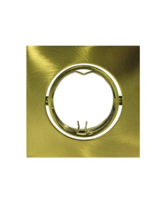 ΣΠΟΤ ΕΣΩΤΕΡΙΚΟΥ ΧΩΡΟΥ ΧΩΝΕΥΤΟ ΚΙΝΗΤΟ ΤΕΤΡΑΓΩΝΟ ΑΛΟΥΜΙΝΙΟ ΧΡΥΣΟ ΜΑΤ ΣΥΜΒΑΤΙΚΟ 1xG4 IP20 Φ63mm