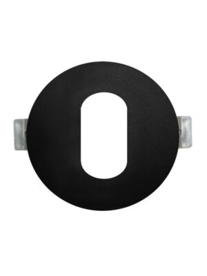 ΣΠΟΤ ΕΔΩΤΕΡΙΚΟΥ ΧΩΡΟΥ ΧΩΝΕΥΤΟ ΚΕΝΟ 618 ΣΤΡΟΓΓΥΛΟ ΑΛΟΥΜΙΝΙΟ ΜΑΥΡΟ ΣΥΜΒΑΤΙΚΟ 1xGU10 IP20 Φ88mm