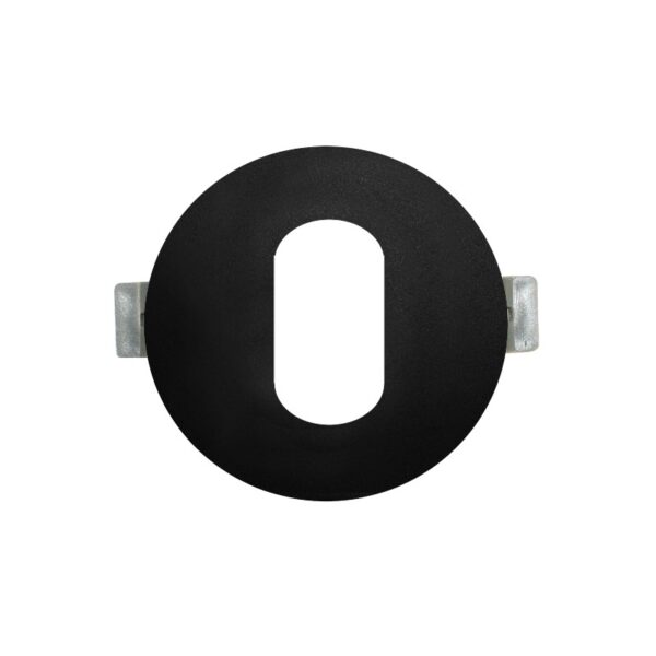 ΣΠΟΤ ΕΔΩΤΕΡΙΚΟΥ ΧΩΡΟΥ ΧΩΝΕΥΤΟ ΚΕΝΟ 618 ΣΤΡΟΓΓΥΛΟ ΑΛΟΥΜΙΝΙΟ ΜΑΥΡΟ ΣΥΜΒΑΤΙΚΟ 1xGU10 IP20 Φ88mm