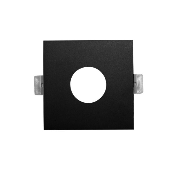 ΣΠΟΤ ΕΔΩΤΕΡΙΚΟΥ ΧΩΡΟΥ ΧΩΝΕΥΤΟ ΚΕΝΟ 619 ΤΕΤΡΑΓΩΝΟ ΑΛΟΥΜΙΝΙΟ ΜΑΥΡΟ ΣΥΜΒΑΤΙΚΟ 1xGU10 IP20 Φ88mm