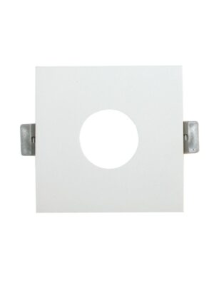 ΣΠΟΤ ΕΔΩΤΕΡΙΚΟΥ ΧΩΡΟΥ ΧΩΝΕΥΤΟ ΚΕΝΟ 619 ΤΕΤΡΑΓΩΝΟ ΑΛΟΥΜΙΝΙΟ ΛΕΥΚΟ ΣΥΜΒΑΤΙΚΟ 1xGU10 IP20 Φ88mm