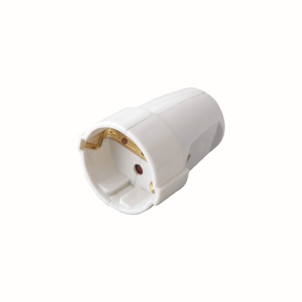 ΦΙΣ ΣΟΥΚΟ ΘΗΛΥΚΟ ΜΕ ΑΣΦΑΛΕΙΑ ΓΙΑ ΧΡΗΣΗ ΜΕ ΚΑΛΩΔΙΟ ΛΕΥΚΟ 250V 16A IP20