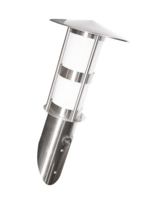 LOOP IV - ΦΩΤΙΣΤΙΚΟ ΚΗΠΟΥ ΑΝΟΞΕΙΔΩΤΟ ΑΤΣΑΛΙ ΜΕ ΟΠΑΛ ΚΑΛΥΜΜΑ & ΑΝΙΧΝΕΥΤΗ ΚΙΝΗΣΗΣ ΣΥΜΒΑΤΙΚΟ 1XE27 IP45 Φ175x405mm